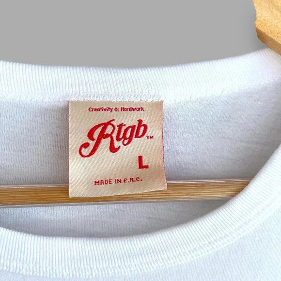 RTGB Ambitious Behavior Men's Block A "Don't Be Scared" Short Sleeve Shirt Sz LG - Picture 4 of 10